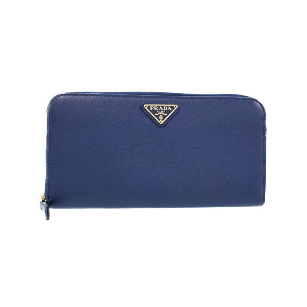 Prada Round Zipper Long Wallet